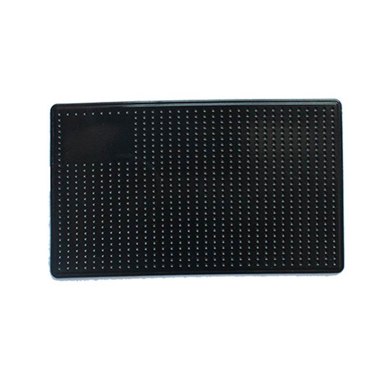 Car non-slip mat PU Oval non-slip mat with adhesive car decoration non-slip decorative supplies one-piece delivery