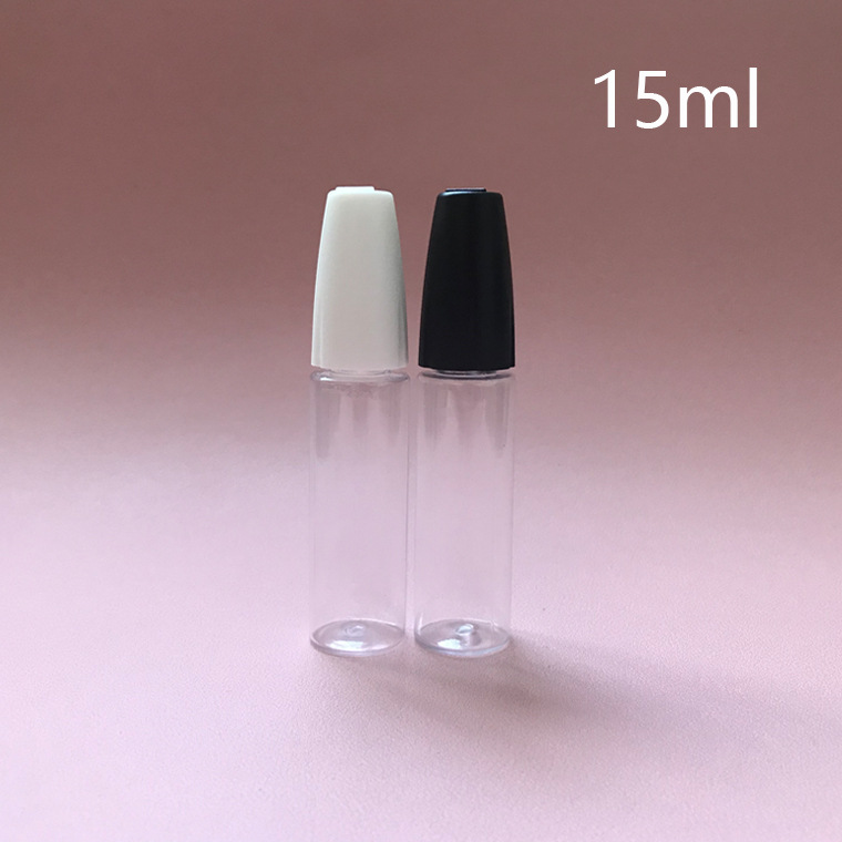 10ml needle tip oil bottle 30ml transparent pet20 ml plastic bottle 15ml oil bottle children's protective cover new
