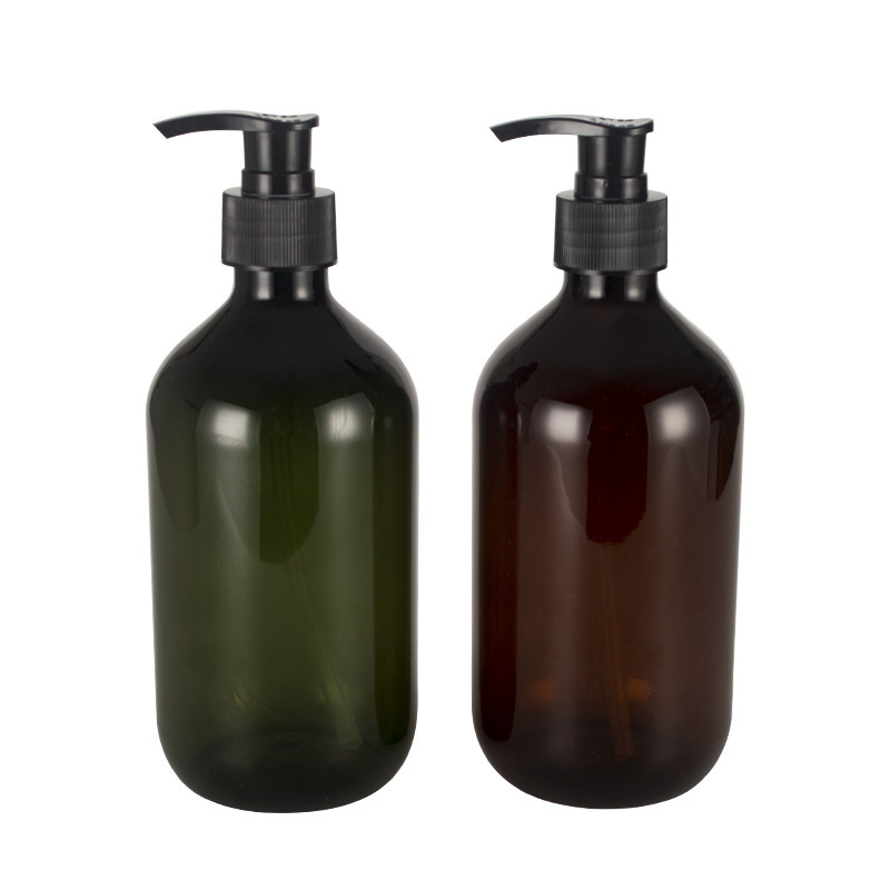 スポット卸売り300ミリリットル500mlシャンプー入浴剤ボストン分注ボトルpetペットボトル乳液|undefined