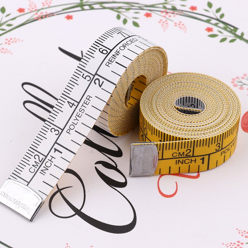 Wholesale tape measure 1.5 meters three-way clothing ruler tailor ruler sewing ruler inch small tape soft ruler