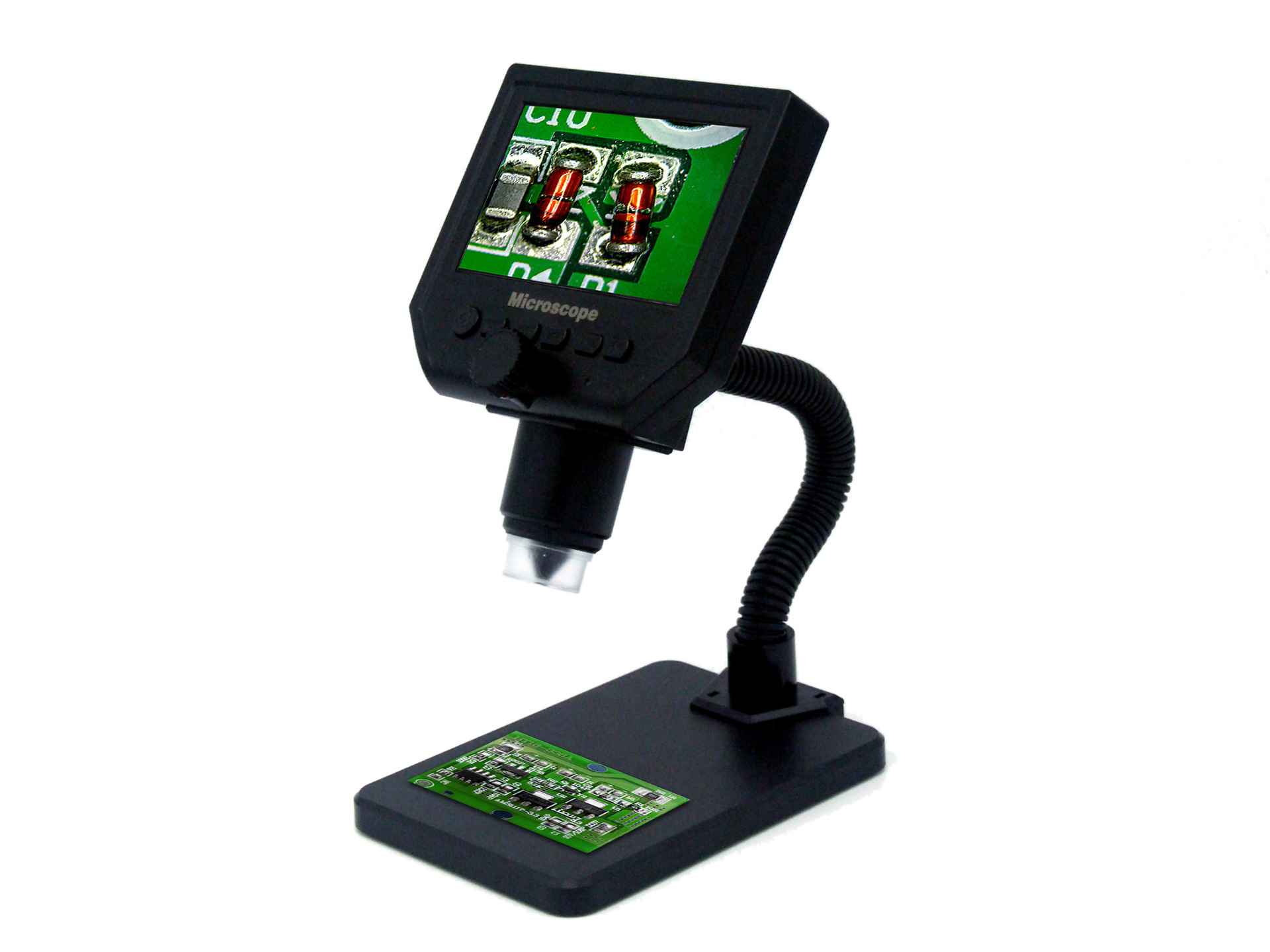 Cross-border e-commerce high score and favorable rating rate! Integrated HD 4.3-inch screen electronic microscope digital imaging mirror!