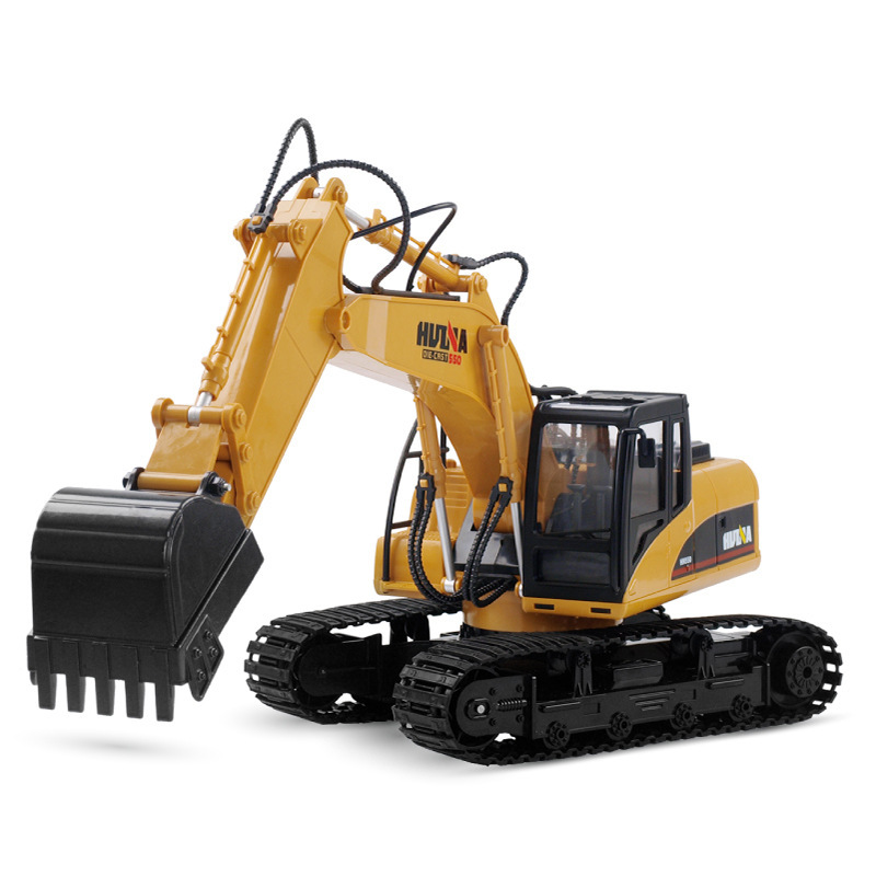 汇納新品1535リモコン合金ショベル児童電動ショベル玩具リモコン工事車550|undefined