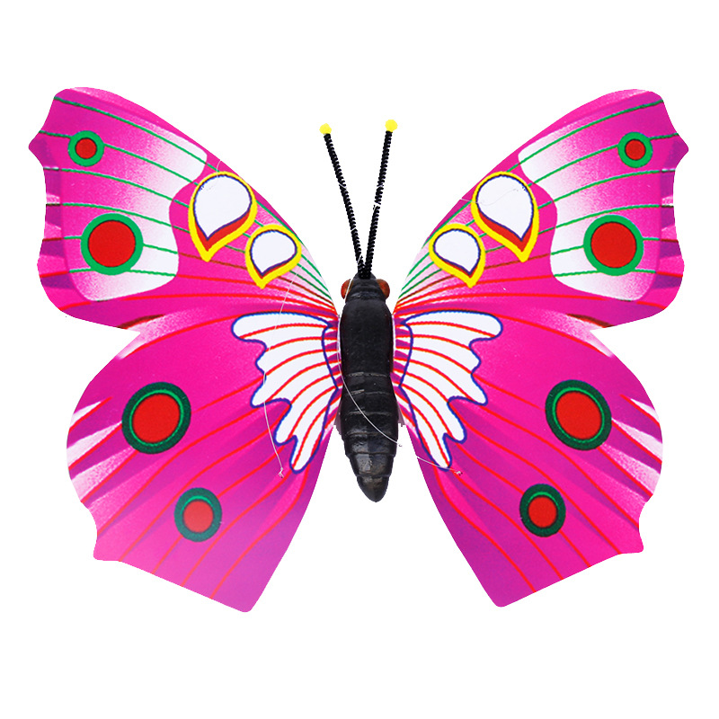 Large size simulation butterfly garden decoration wedding scene layout mall atrium pendant stage decoration simulation butterfly