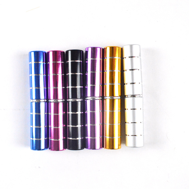 Factory Straight Cosmetic Brush Metal Telescopic Brush Bulk Corrugated Silk Nylon Hair Portable Telescopic Brush Blush Brush