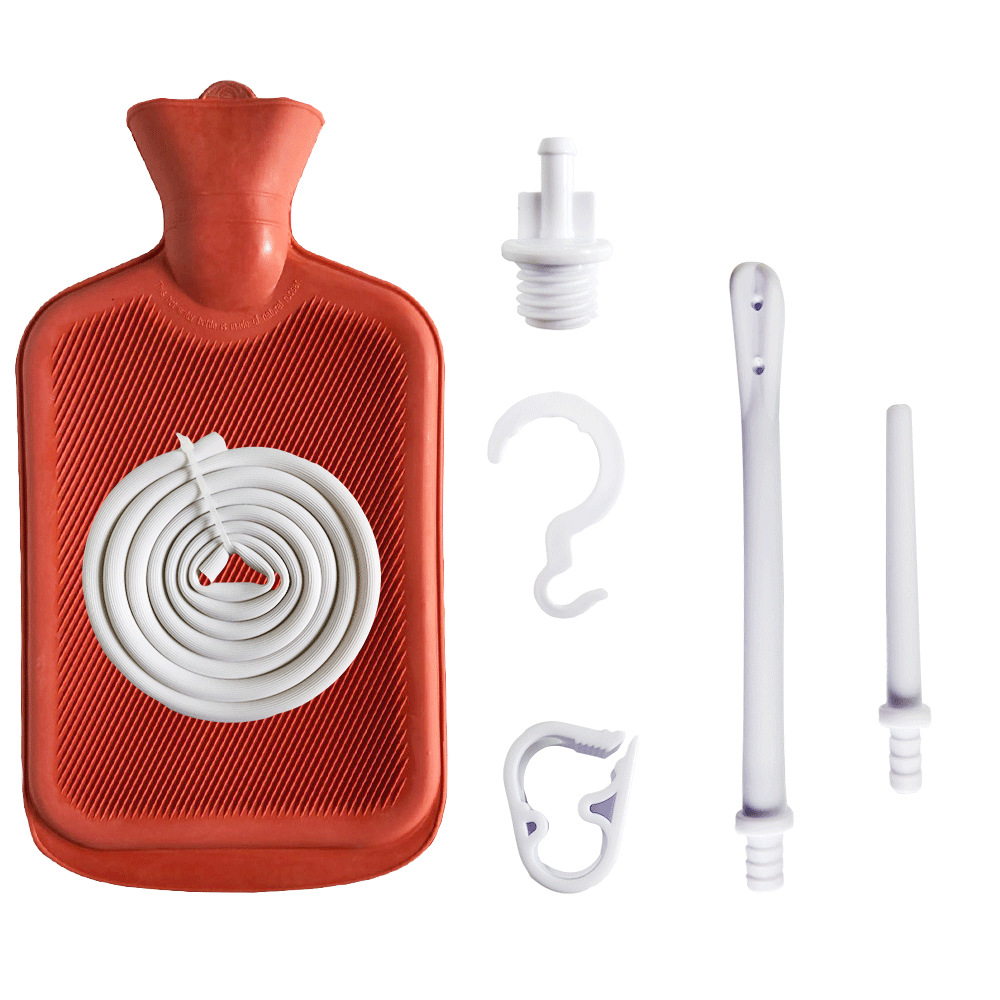 Imported SPringmed hot water bag silicone rubber type household enema bag enema barrel Flusher