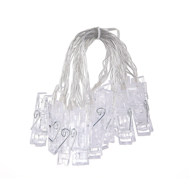 Factory Direct light-emitting clip light string USB photo clip Light Photo Wall creative decorative LED Photo clip light