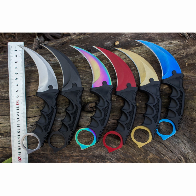 Factory Direct CSGO game claw knife wild survival claw knife non-folding knife multifunctional outdoor straight knife