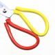 [Factory supply] scissors stainless steel Big head scissors No. 1 household kitchen red and yellow handle manganese steel Big head scissors