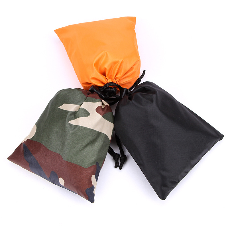 Factory Direct 190T inside silver coated storage bag waterproof travel sundries bag support customized zipper storage bag
