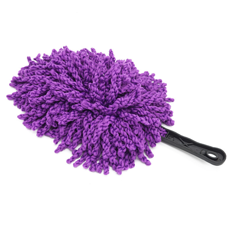 Ultra-soft dust duster for car cleaning mop soft wool wax brush car washing wax mop microfiber small wax brush