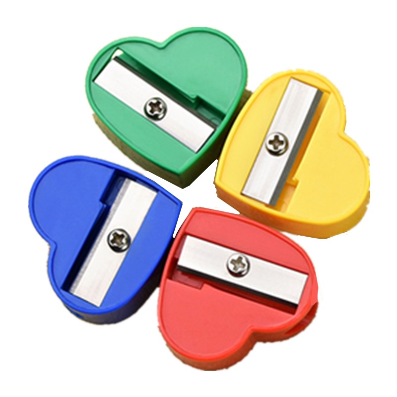 TAIHAO heart-shaped pencil sharpener pencil sharpener foreign trade pencil sharpener student pencil sharpener heart-shaped eyebrow pencil sharpener
