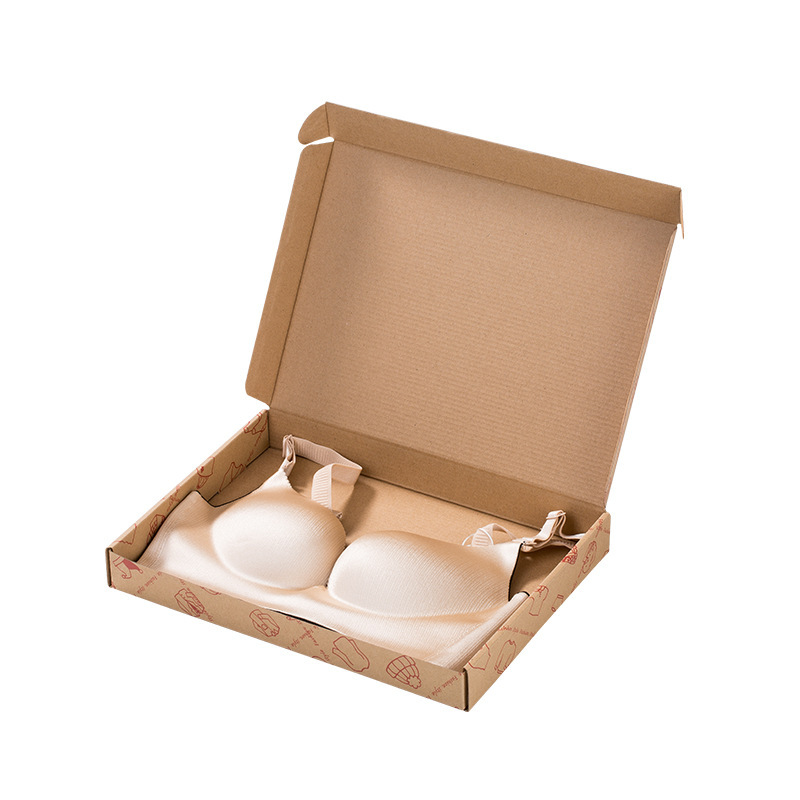 Three-layer hard corrugated bra flying machine box yellow cowhide express box E-Commerce packing box carton wholesale