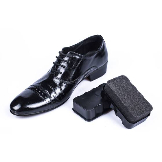 Minguang hot sale sponge block shoe polish transparent colorless leather shoes care maintenance shoe polish double-sided sponge sponge sponge shoe wax