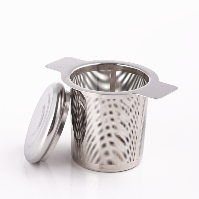304ステンレス茶漏れ蓋付きフィルタメッシュ両耳茶漏れコーヒー漏れ茶器フィルタには柄網漏れがある|undefined
