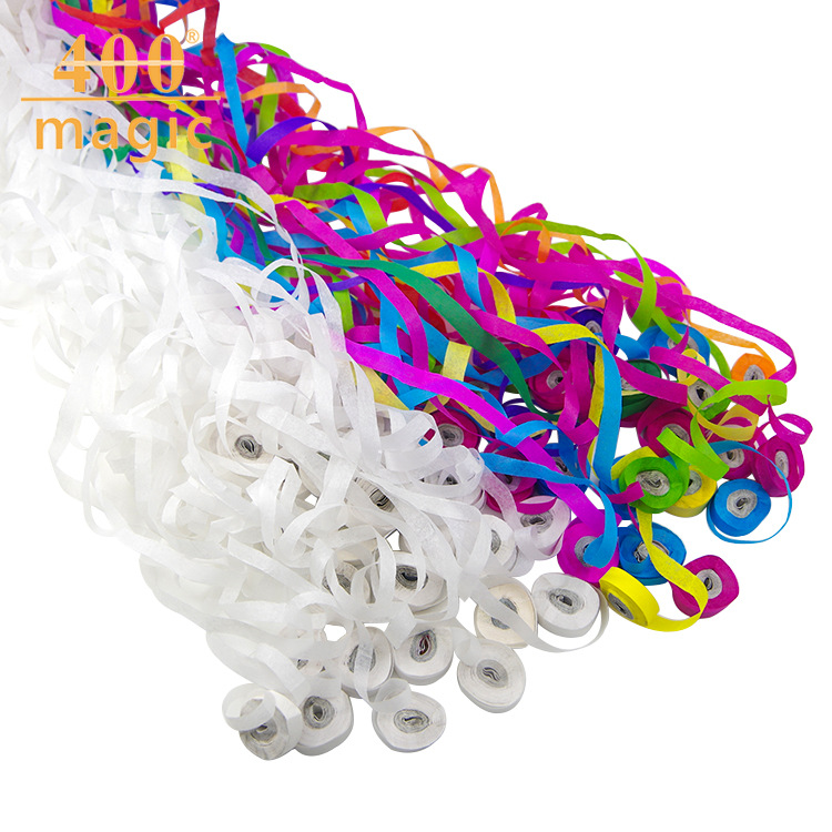 30 head spider silk (color/white) paper chain spider silk 400magic magician stage magic props