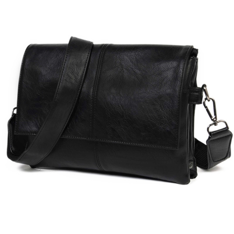 2023 New Factory Direct Korean version of the new men's bag shoulder bag men's leather bag messenger bag casual all-match bag