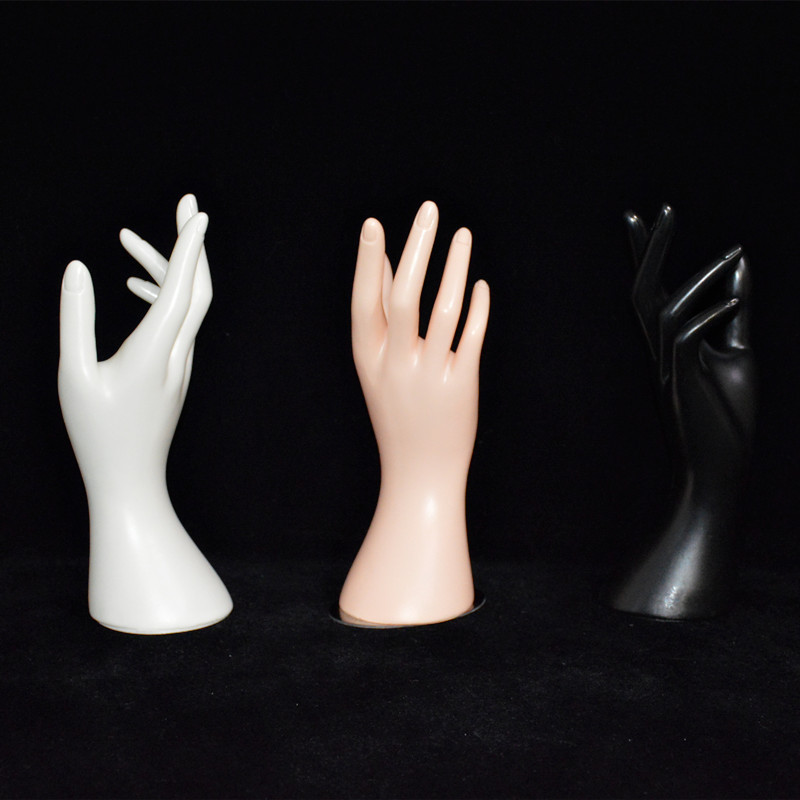 手摸道具饰品用手模塑料假手饰品戒指展示模型手模特短手创意女手