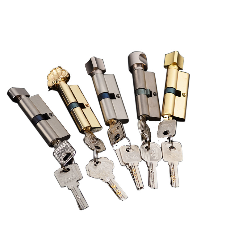 Interior door lock cylinder small 70 all copper lock cylinder handle lock handle lock cylinder bedroom door small 70 lock cylinder anti-theft lock cylinder