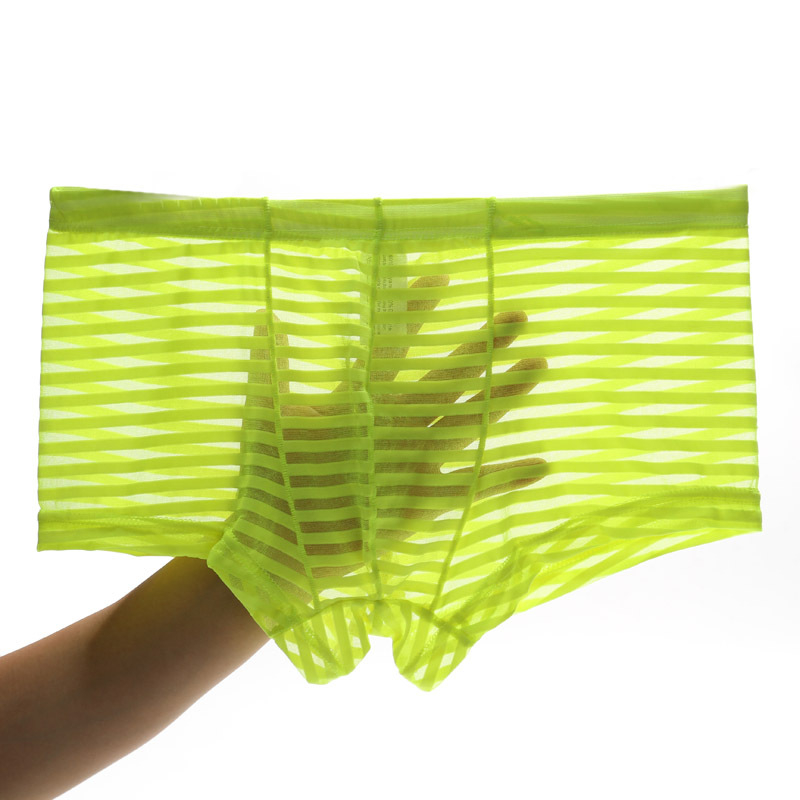 Junye Men's Mesh Transparent Boxers_voghion.com