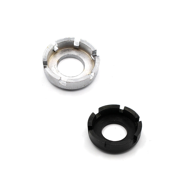 Bicycle steel wire wrench/bicycle spoke wrench tool/wheel set tool six-mouth Black
