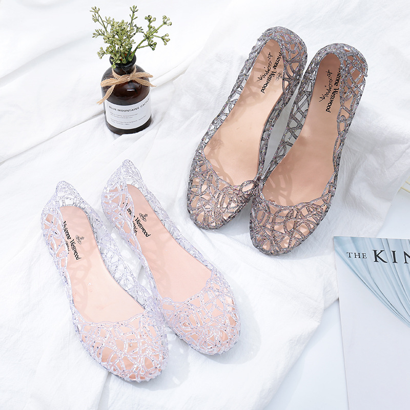 New Summer Fashion Casual Sandals Women's Toe Hollow Hole Women's Shoes Lightweight Breathable Hole Shoes Factory Wholesale