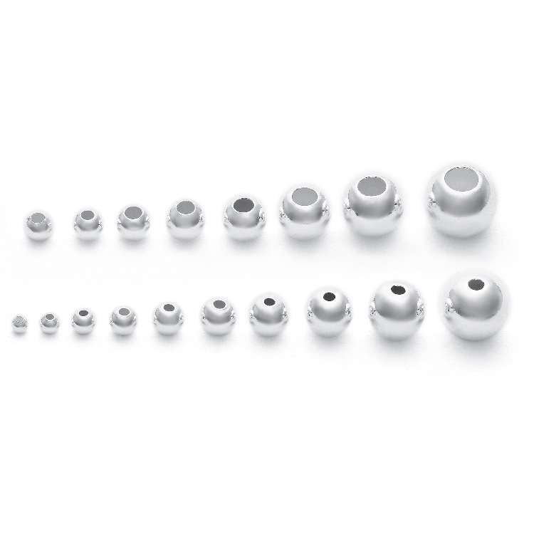 S925純銀ビーズビーズビーズビーズ手作りdiyリングブレスレットネックレスビーズアクセサリー|undefined