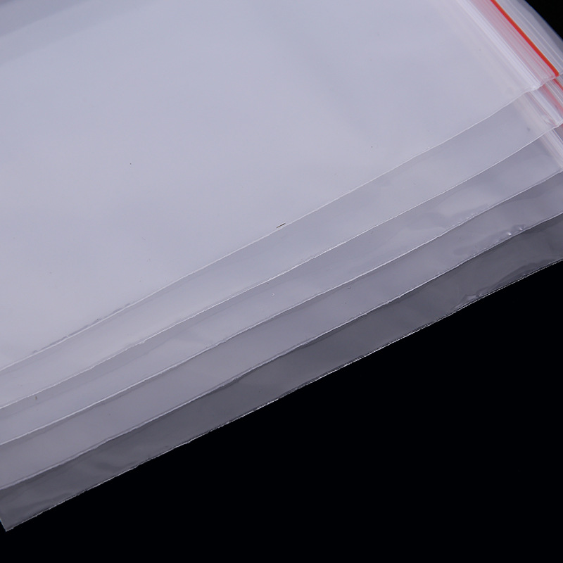 Thickened pe self-sealing bag transparent sealed bag large plastic bag clothing packaging bag jewelry sealed bag wholesale