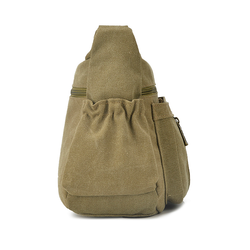 Canvas Bag Men's Crossbody Bag Robust Canvas Bag Men's Bag Large Capacity Kits