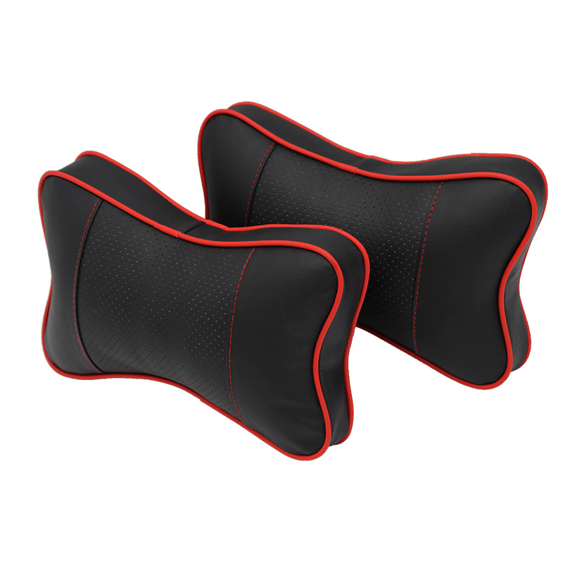Car Supplies factory direct car seat leather bone pillow neck pillow summer car special pillow