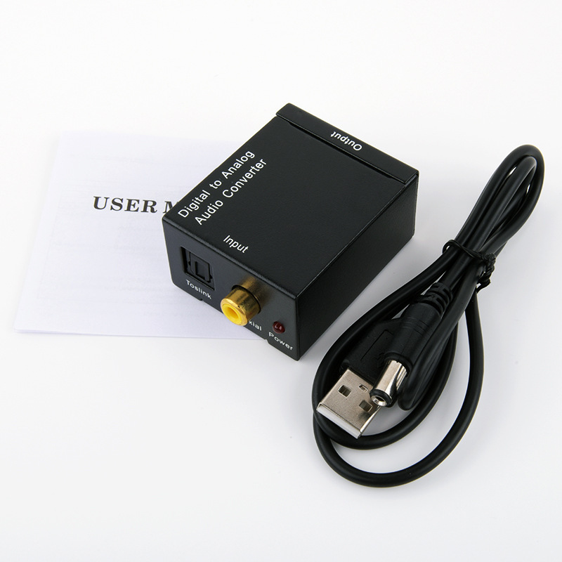 Spot specials digital to analog digital coaxial audio converter fiber to analog audio converter