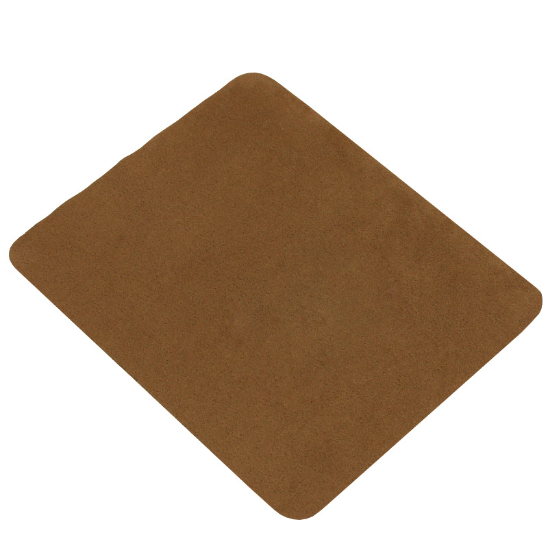 Imitation Suede Glasses Cloth Grey Brown Microfiber Island Silk Soft Glasses Double-sided Fleece Wipe for Mobile Phone