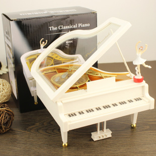 Classical European Piano Music Box Ballet Dancer Music Box Creative Gift Classic Small Factory Direct Sale
