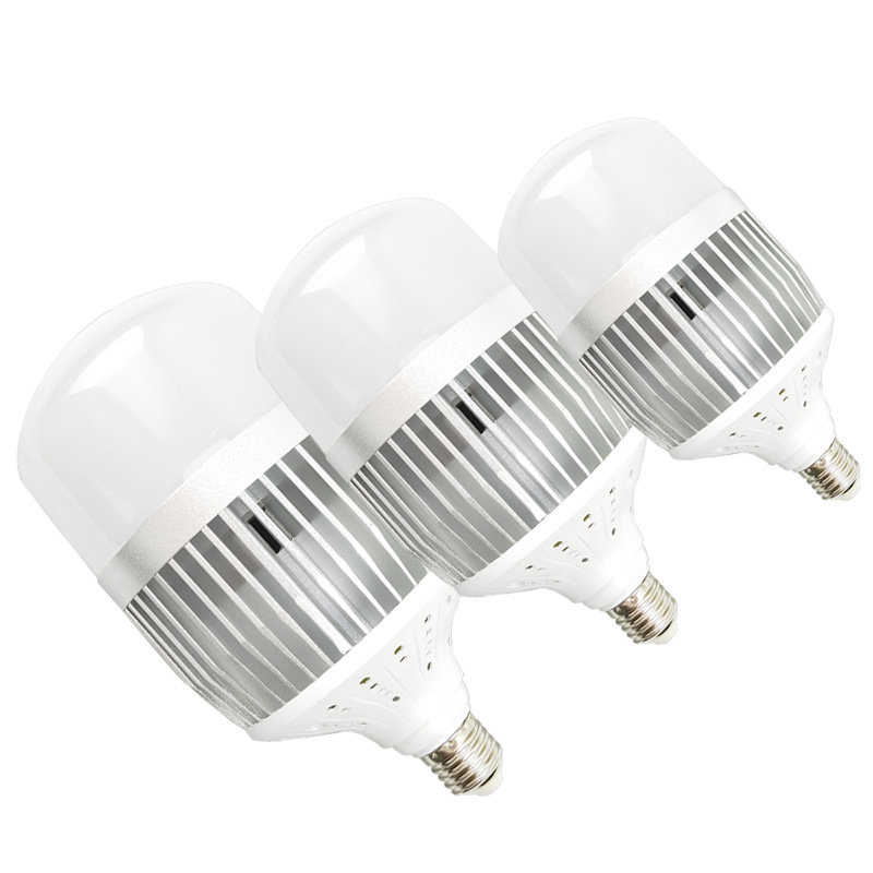 E40 high-power LED factory e27 screw thousand-foot silver bulb 80W 100W super bright energy-saving bulb lighting lamp