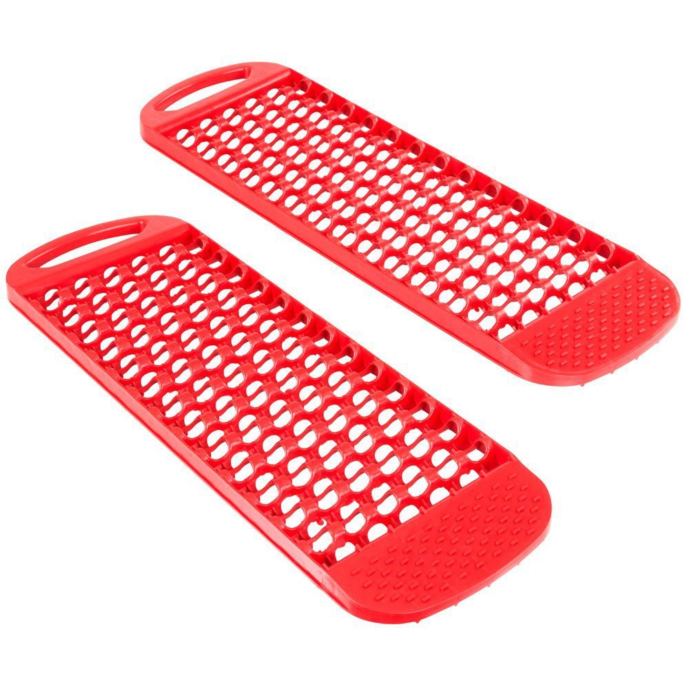Car anti-skid board Relief Board mud sand snow tire anti-fall pit first aid traction board 1 pair
