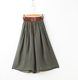 New Women's Skirt Pants Summer Large Size Loose Wide Leg Pants High Waist Trousers Casual Pants Large Swing Dance Pants Slim Shaggy Pants