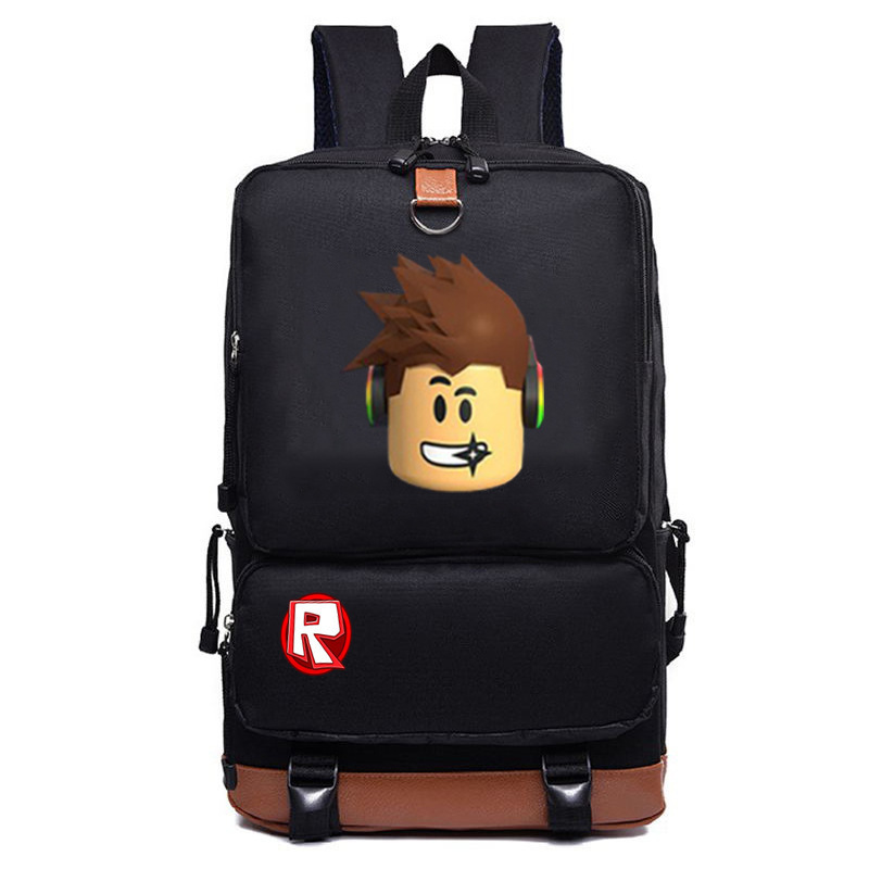 Roblox ゲーム周辺機器コンピュータラップトップバックパックカジュアルユニセックスブックバッグファッショナブルなレジャーデイパック一般的な使用ショルダーバッグ|undefined