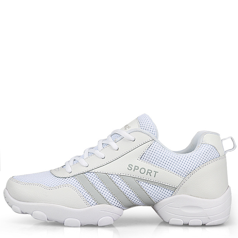 A generation of adult men's dance shoes square dance shoes White dance shoes modern jazz shoes spring and autumn men's shoes