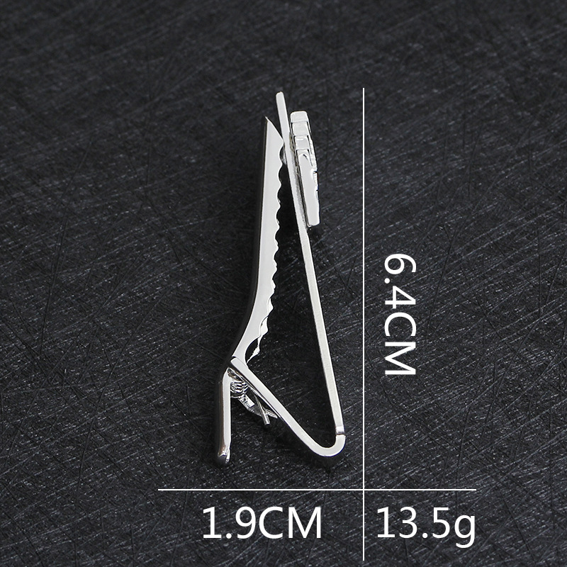 Factory wholesale copper material creative men's playing card tie clip cufflinks set wedding gifts gift box