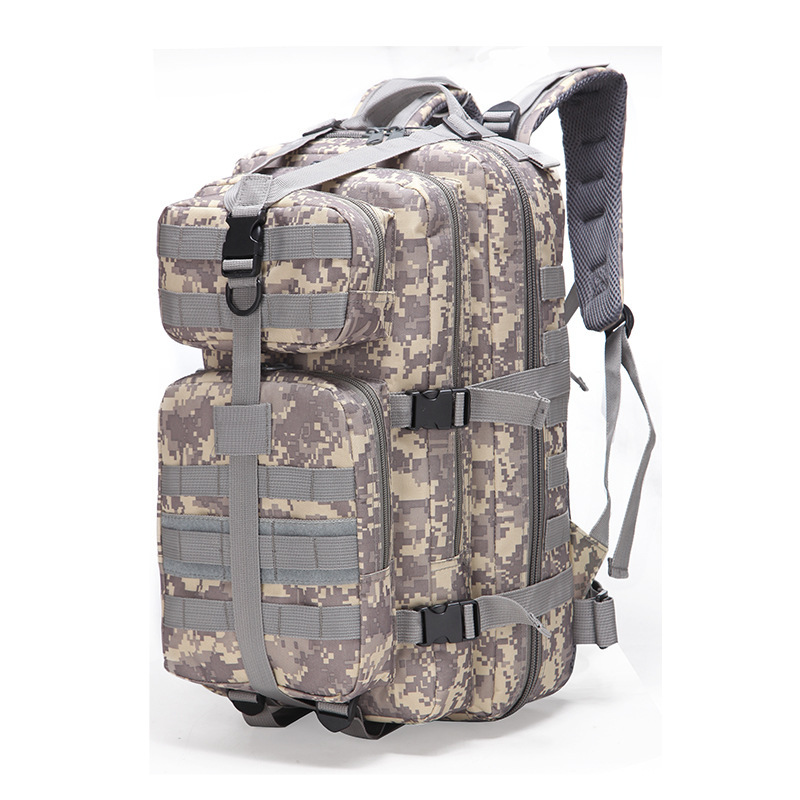 Spot 3p Attack Tactical Backpack Military Fan Outdoor Backpack Waterproof Camouflage Bag 35L Medium 3p Bag
