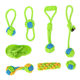 Factory spot new pet toy combination set pet cotton rope toy dog toy bite resistant dog toy