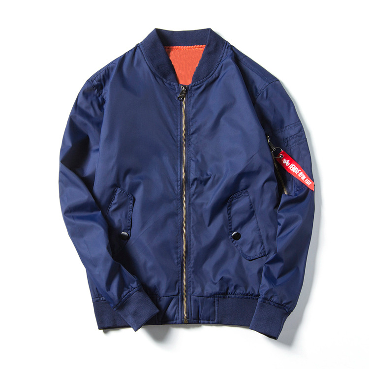 Spring and Autumn Pilots MA1 Jacket Men's Jacket Baseball Suit Men's and Women's Loose European and American Youth Foreign Trade Groups