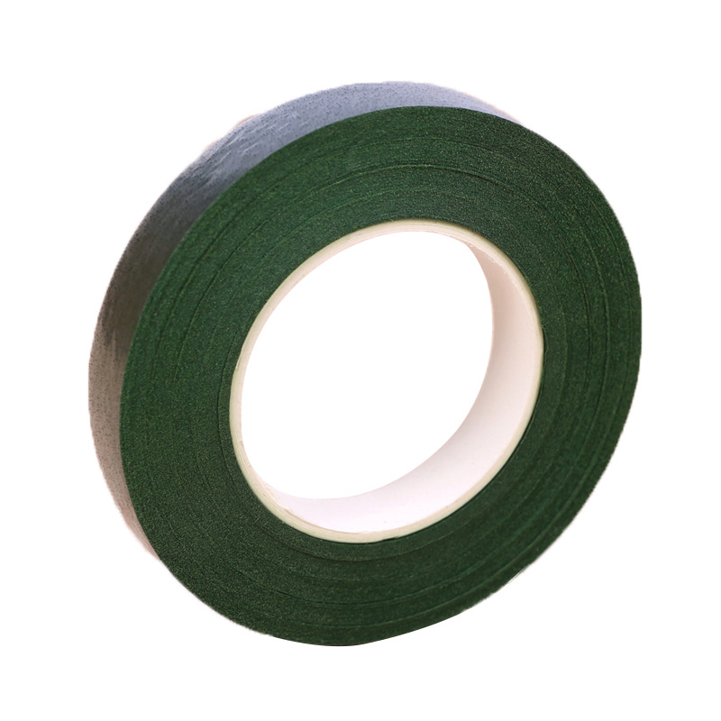 Factory direct supply floral tape strong high adhesive packaging material bouquet gardening green tape DIY material