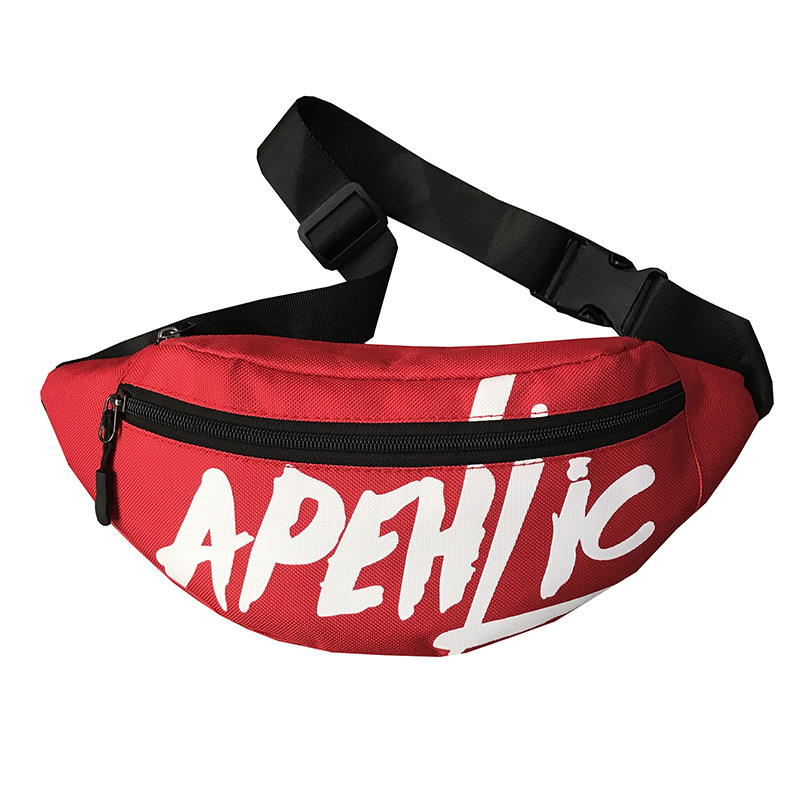 Nylon Cloth Waist Bag Women's 2022 New Fashion Letter Nylon Crossbody Bag Fashion Sports Outdoor Chest Bag Waist Bag Women