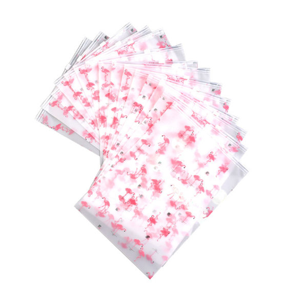 Spot cpe frosted zipper bag garment packaging bag printed self-sealing bag zipper bag clothes storage sealed bag