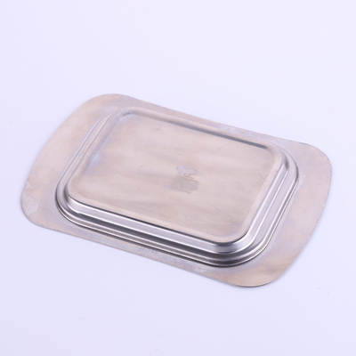 Cross-border special stainless steel Butter Box restaurant Butter Box butter dish snack plate cheese box crisper insulation plate