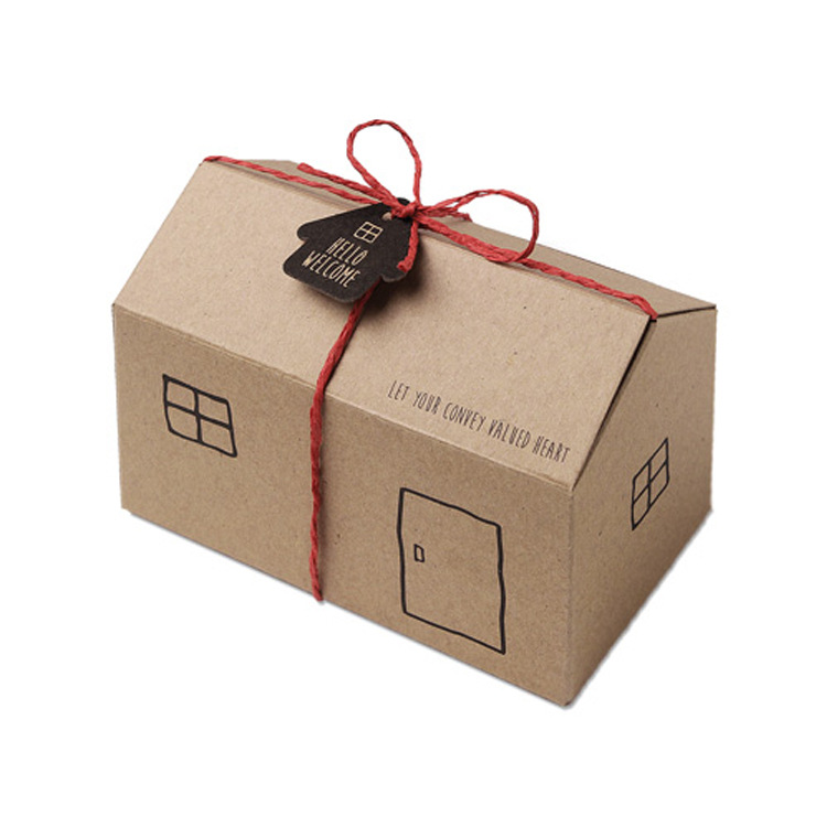 AliExpress small house gift box spot baking packaging all kinds of company Shopping Mall activities special delivery folding packaging box