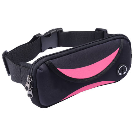 Factory direct running multifunctional earphone hole mobile phone accessories bag sports waist bag arm bag waterproof stolen invisible waist bag