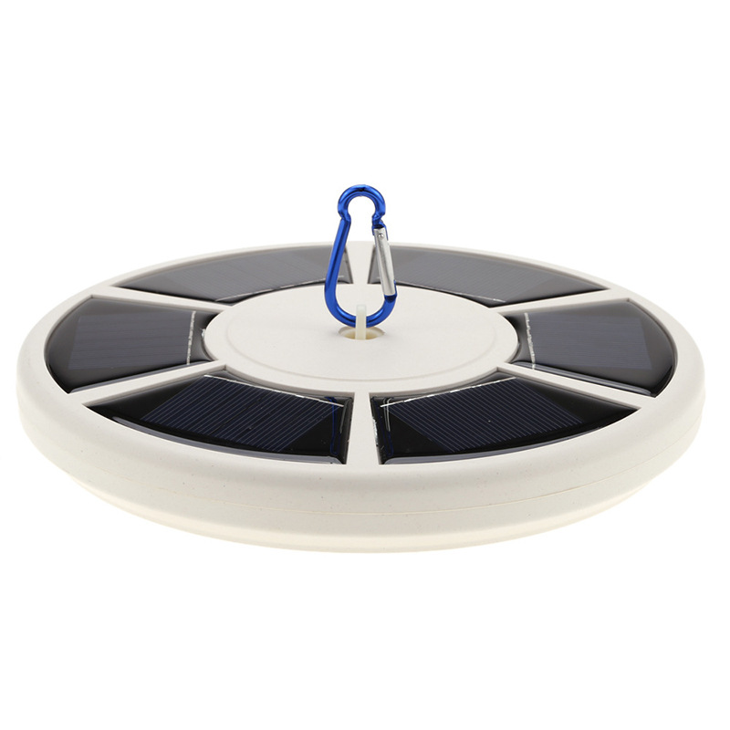 26LED outdoor solar flagpole light flag lamp umbrella dome light American flag light camping tent light