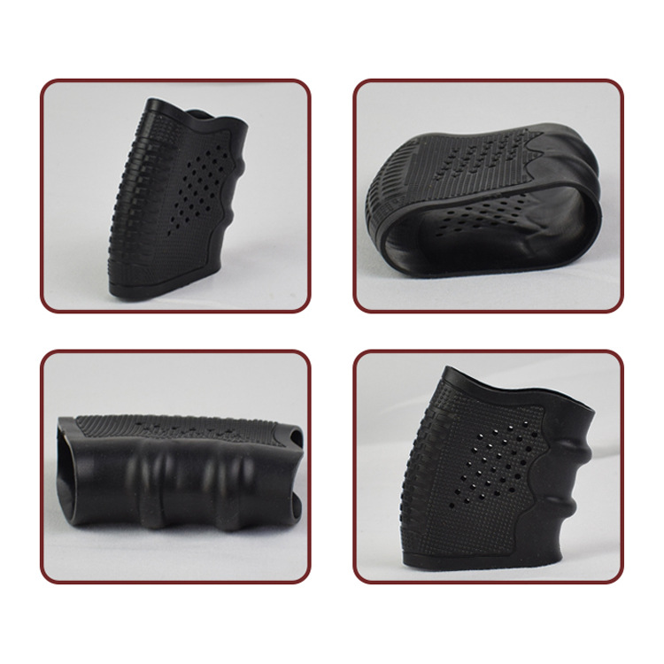Cross-border Amazon grip 2nd generation concave-convex non-slip rubber sleeve G17 G18 G19 grip universal non-slip rubber sleeve