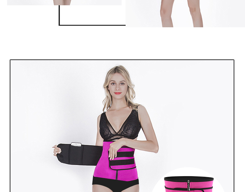  Three-Belt Buckle Women's Tunic Tight-Fit Trim Strap Shoulder Sport Tunic Shoulder_voghion.com